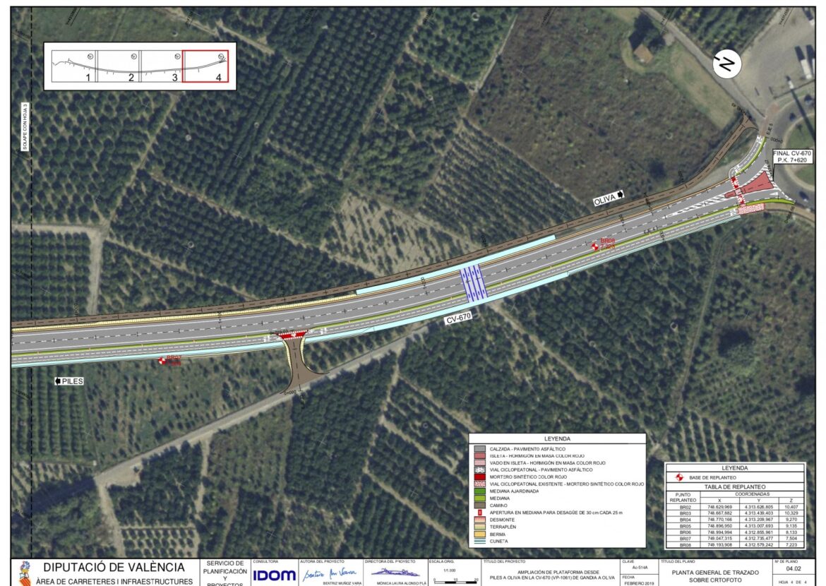 Les obres de la CV-670 han estat adjudicades a la UTE “Guerola Áridos y Hormigones S.L.U. - Asfaltecno Obras y Servicios, S.A.”, per valor d’1.717.497,62 euros, sobre una base de licitació d’1.891.517,21 euros